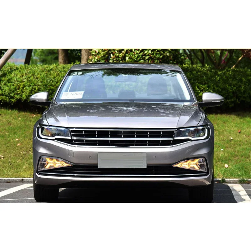 

ShenLao led DRL daytime running light For Volkswagen Bora 2017 2018 2019 Day Lights fog lamps cover function turn Signal lights
