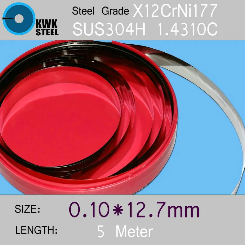 Tiras de Aço Peças de Alta Moldes de Distância Chapa de Aço 0.10*12.7*5000mm em Bobina para Máquina de Lavar Inoxidável Precisão Silício Enrolada