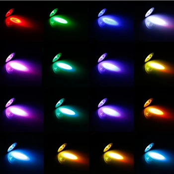 

E27 3W RGB LED Light Bulb with Remote controller MR16 GU10 16 Colorful Change spotlight Lamp For Home Party Decoration