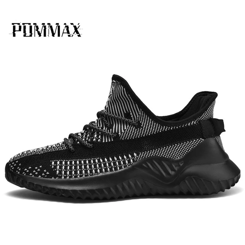 

Men Lightweight Running Shoes Mesh Casual Shoes Breathable 2019 New Summer Knitted Fly Weaving Sneakers Male Fashion Footwear