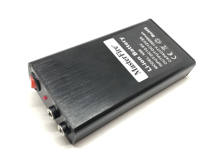 

MasterFire 6500Mah dual output 12V 5A 2 outputs jack DC 12V smart power CCTV CAM Li-ion battery pack with aluminium case