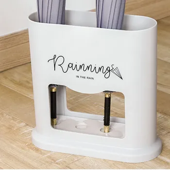 

Compact And Light Raincoat Algae Mud Pad Umbrella Bucket Shelf Umbrella Tube Home Creative Umbrella Rack Storage Rack H0410
