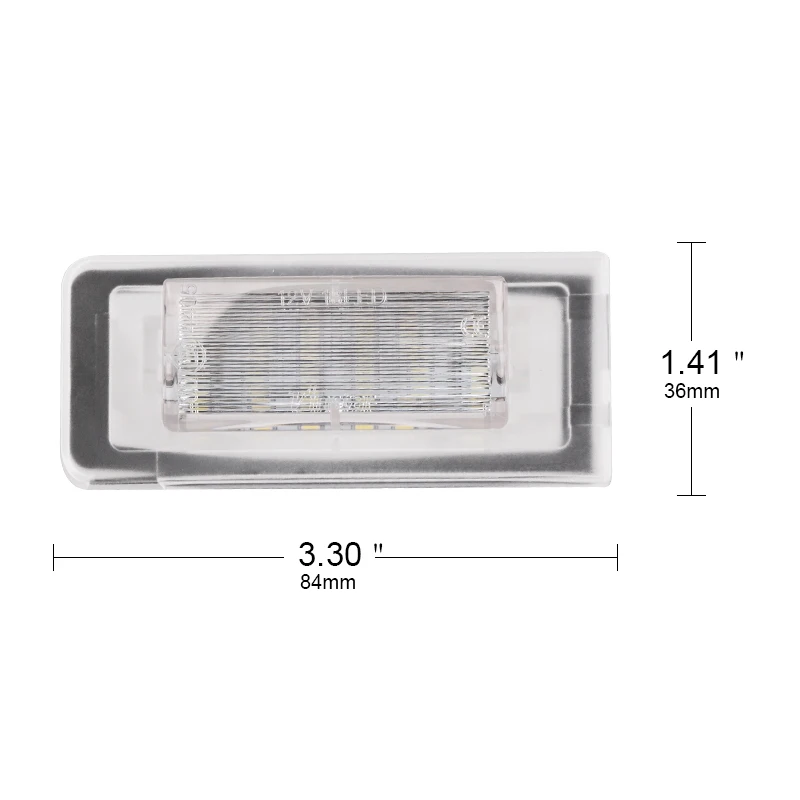 2 шт./1 пара для AUDI TT 8N 1999~ 2006 светодиодный фонарь номерного знака Лампа 12 В Белый 6500 к номерного знака фары, аксессуары для автомобиля