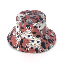 На коленках и стилизацией под котенка шляпа рыболова Для женщин девочек Двусторонняя хлопковая Панама Мода корейский стиль Солнцезащитная Панама Кепки женский