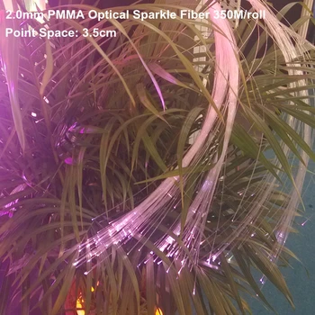 

DHL Free Shipping Sparkle 3.0 PMMA optical fiber for DIY lighting decoration,all kinds of light engine fit to install 150M/Roll