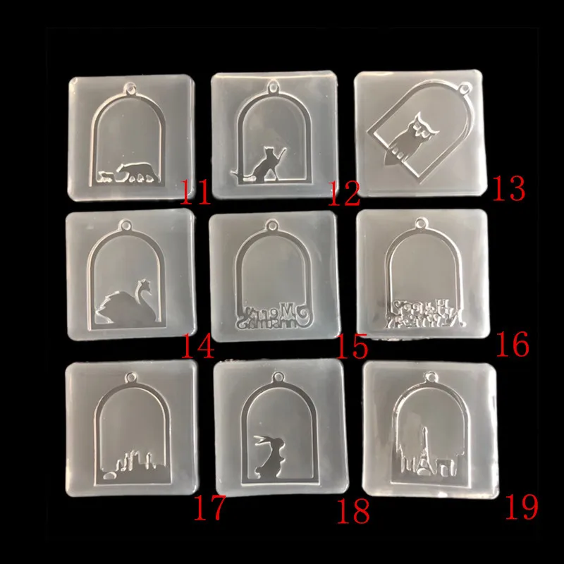 

Hollowed-out Yakli City Architectural silhouette diy Mirror drop Mold