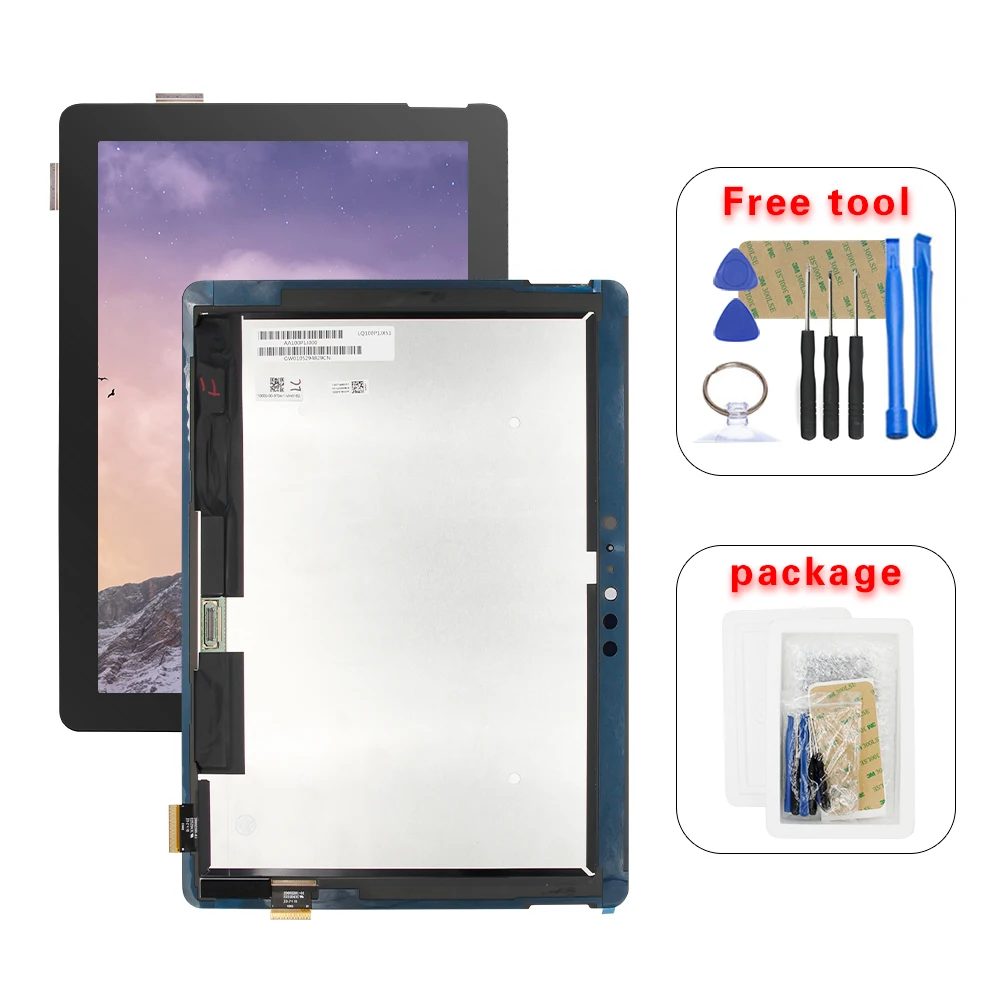 10,1 \ЖК-дисплей для microsoft Surface Go 1824 LQ100P1JX51 ЖК-дисплей с сенсорным экраном в сборе Бесплатные инструменты 10,1 \ЖК-дисплей для microsoft Surface Go 1824 LQ100P1JX51 ЖК-дисплей с сенсорным экраном в сборе Бесплатные инструменты