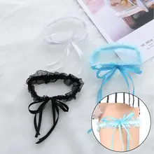 1 шт., цветочные кружевные подвязки, пояс, леггинсы, кольцо на подтяжках, женская мода, бант, сексуальное нижнее белье, свадебные носки, эластичная петля