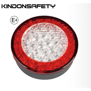 

10pcs Free shipping! E-marked 122mm/4.8inch Stop/Tail/Direction Indicator lamp, LED turn signal light, without Chrome Ring, 24V