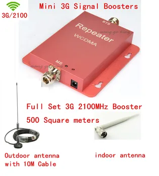 

Full Set 3G Signal booster Repeater 2100 MHz W-CDMA UMTS Repetidor 3G WCDMA Antenna Signal Amplifier 2G 3G Cell Phone Booster