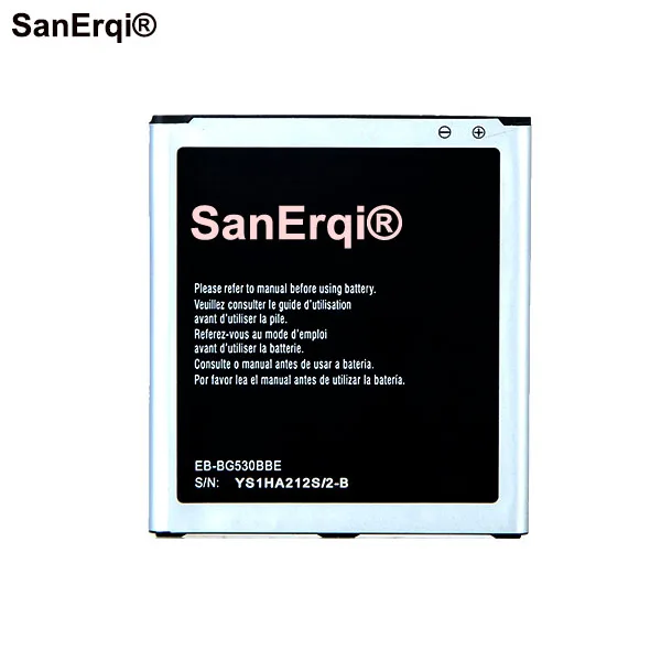 Sanerqi 10 шт. Батарея EB-BG530BBE для Samsung Galaxy Grand Prime J3 J5 G530 G530F G530FZ G530Y 2600 мАч Батарея