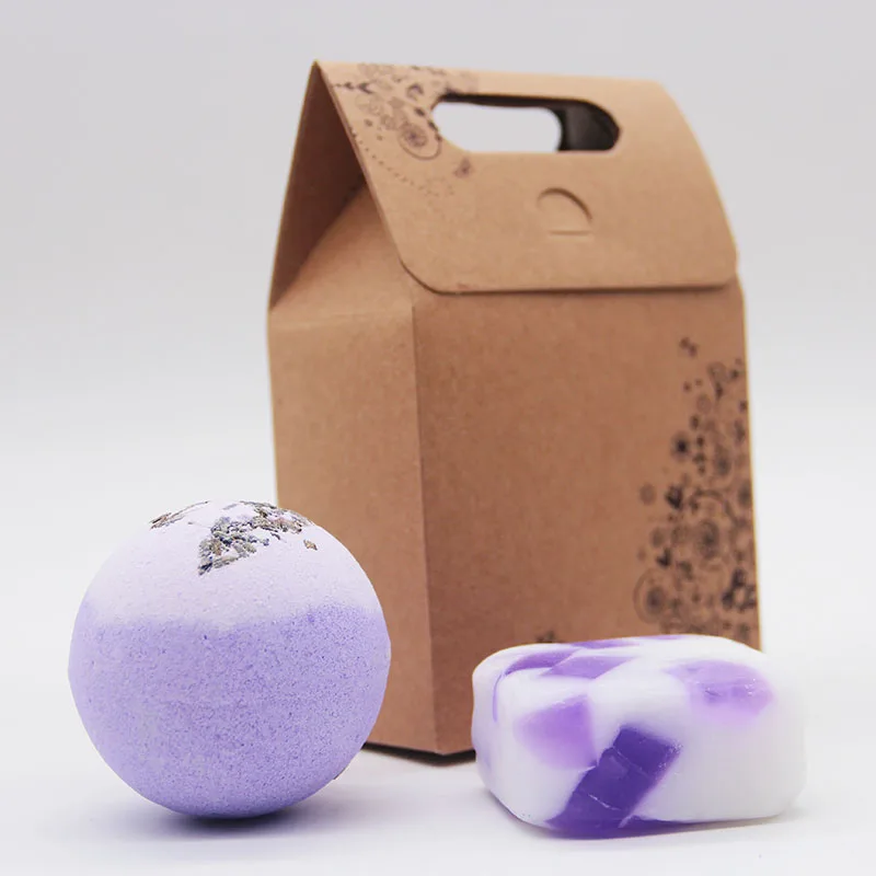 Tsing Bath bomb 120g Lavender Bubble Bath SPA Handmade Soap 100g Natural bath bombs Scented Soap 4