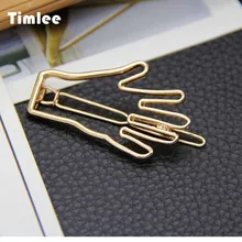 Timlee h111 милый полые текстуры рук Заколки для волос соучастником