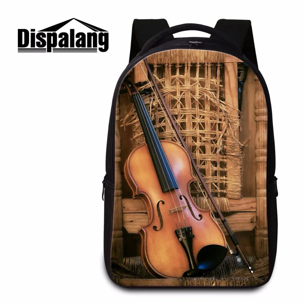 

Dispalang Fashion Women Laptop Backpack Violin Ballet Prints School Bagpack For Teens Customized School bags College Schoolbag