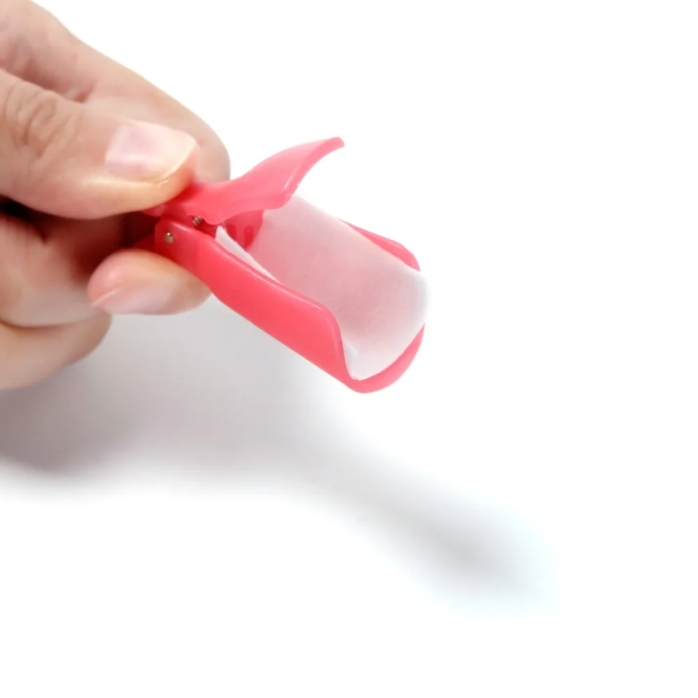 ROSALIND 10 шт./компл. пластиковые колпачки для удаления лака для ногтей Очиститель УФ-гель для ногтей зажимы для Дизайн ногтя маникюрные салфетки инструменты для ногтей