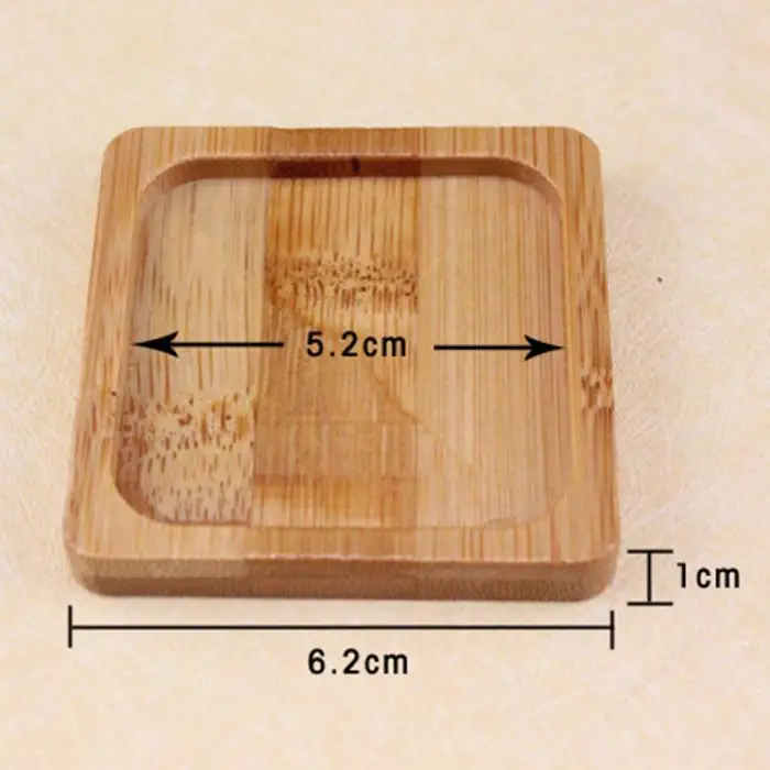 Японский поднос бамбуковый цветочный горшок бонсай кухонный Органайзер квадратная Фруктовая тарелка практичный поддон для кунг-фу чайный поднос