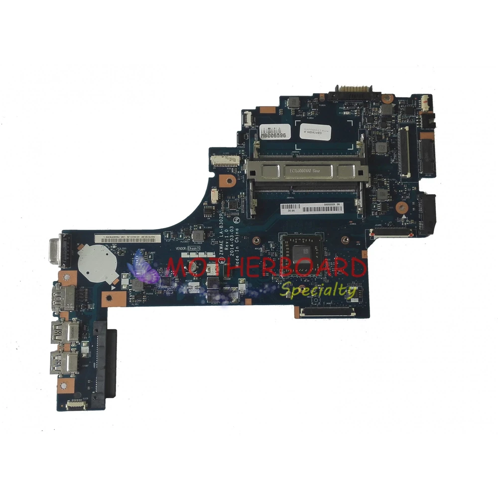 Vieruodis для Toshiba Satellite C55D-B материнская плата ноутбука с E1-6010 CPU K000890980 ZKWAE LA-B302P