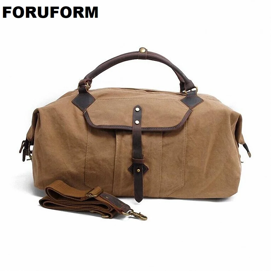 

Hot Sales Large Capacity Canvas Travel Bags Men Portable Single Shoulder Bagrestoring Ancient Ways Working Out Package LI-1277