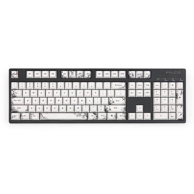 Краситель подкровати keycap Вишневый профиль fit gk64 - Цвет: 104 keys