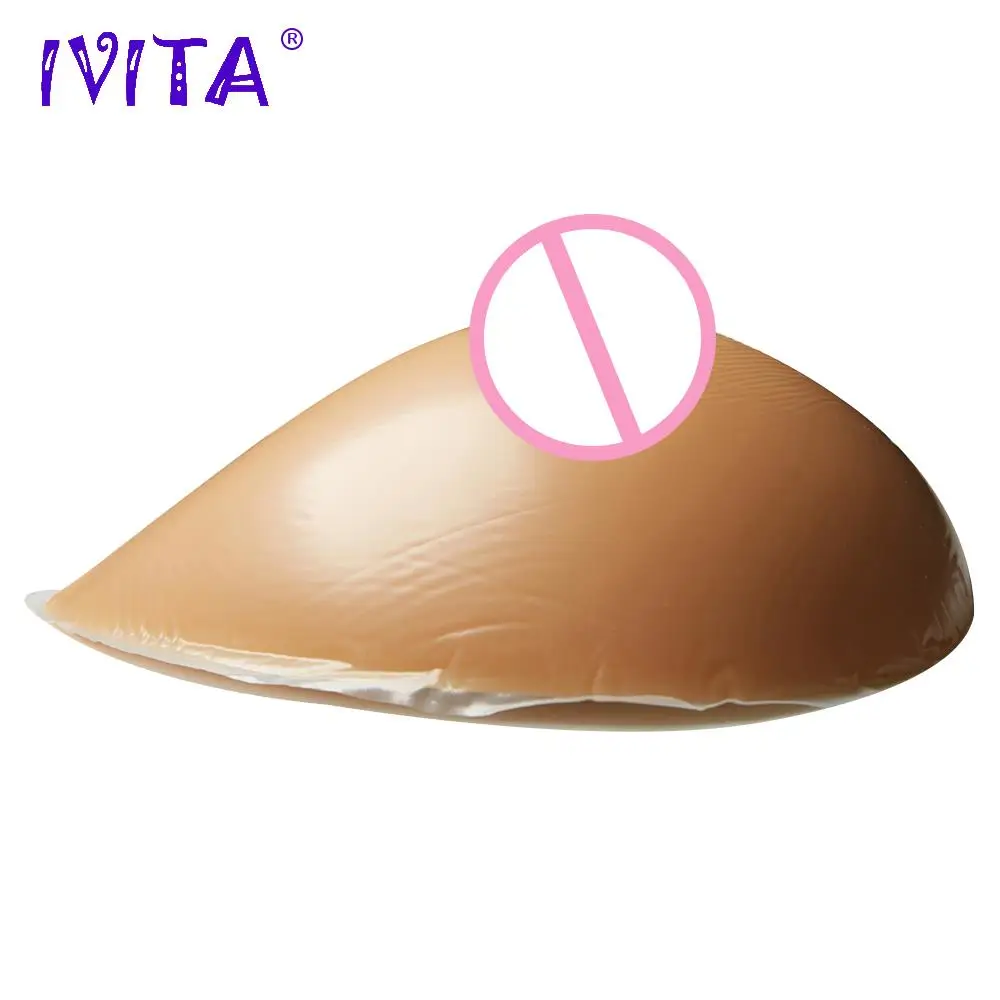 IVITA 1600 г реалистичные силиконовые искусственные груди формы накладные усилитель