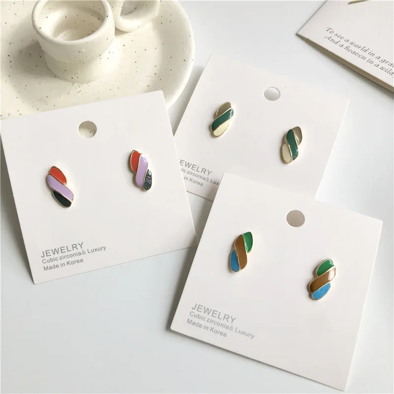 

Simple New Coming Multi Clips Earrings Girls Twist Non Piercing Earrings
