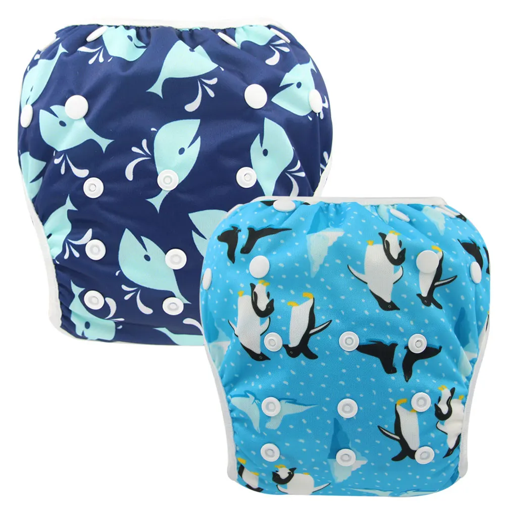 

Reusable and Washable Baby Swimming Diaper Nappy Wear for Baby Reusable Baby Swimsuit Adjustable Infant Boy Girl Swimwear