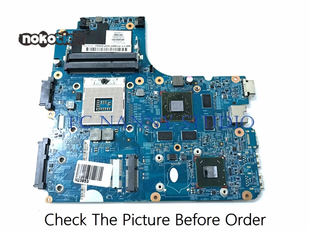 

PCNANNY for HP 4540S 4441S laptop motherboard 683494-001 with HD 7650M 1GB DDR3 tested
