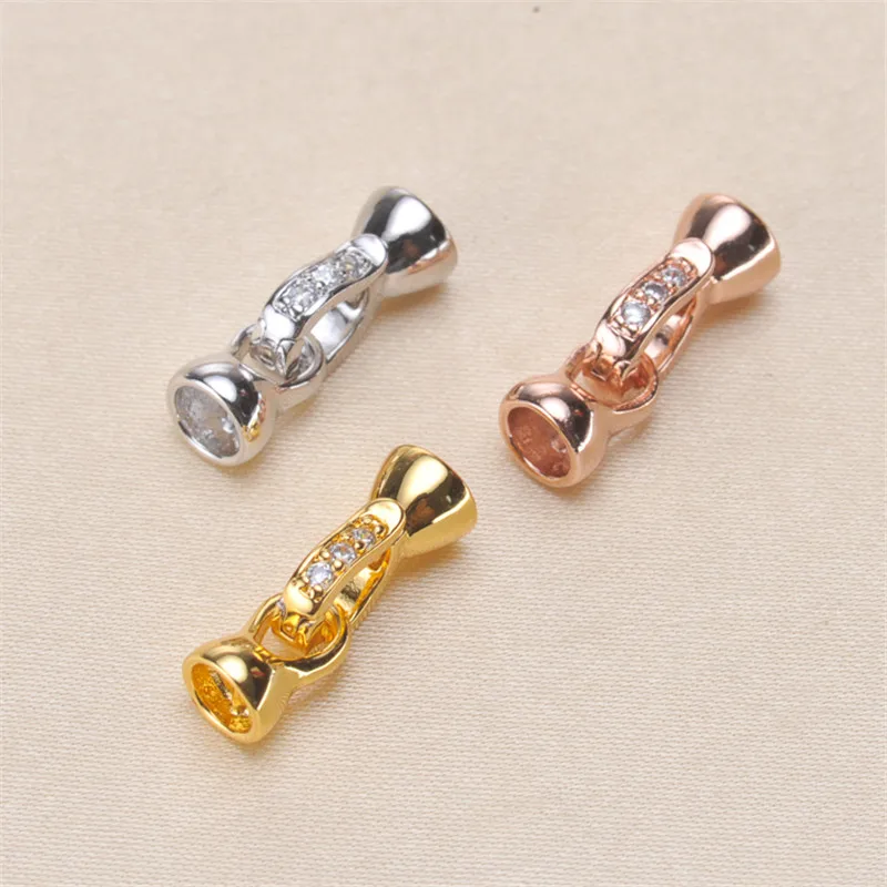 

Wholesale DIY Round Shape Jewelry Making Accessories Silver/Gold/Rose Gold Metal Connector Clasps Findings