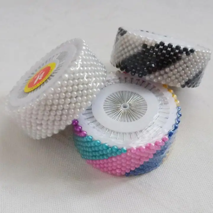 

New Hijab Pins Set Wholesale 400PCS Beads Muslim Brooches For Women Safety Scarf Pins Hijab Pins Silver Jewelry Brooch Fashion