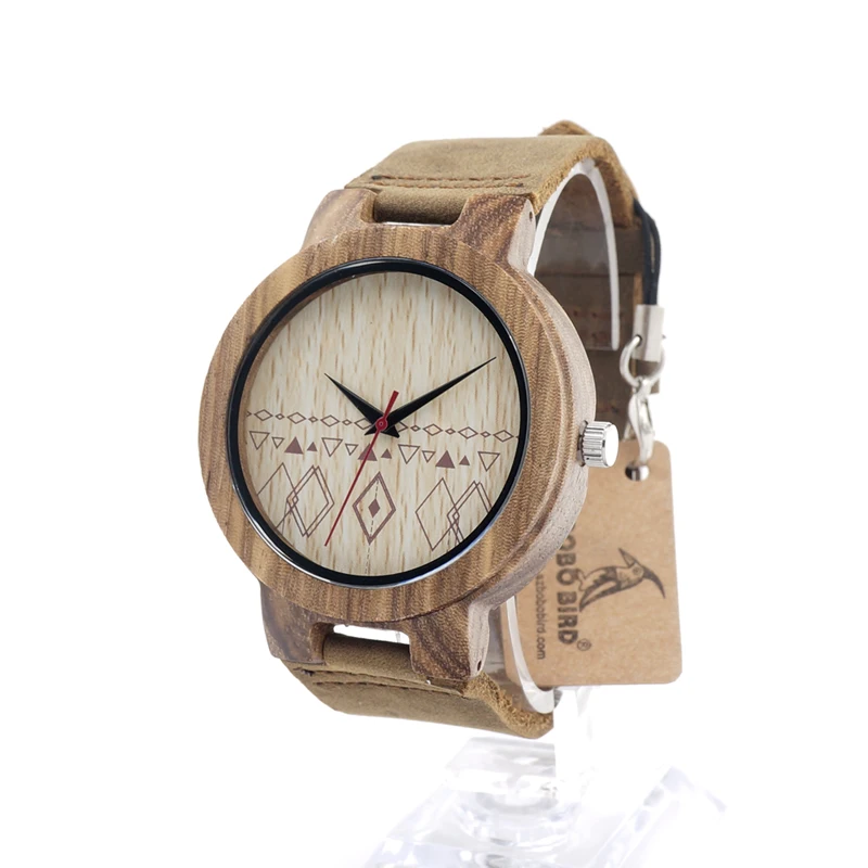 BOBO BIRD 2017 Wood Watch Men Wooden Quartz Wristwatches Male Clock Wrist Watches Relogio Masculino C-C19