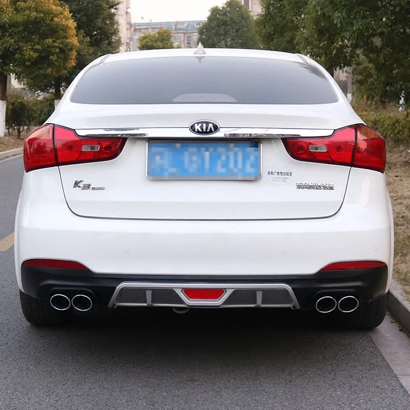 Для Kia Forte K3 Body kit спойлер 2013- для Forte K3 DK ABS задний спойлер передний бампер диффузор защитные бамперы