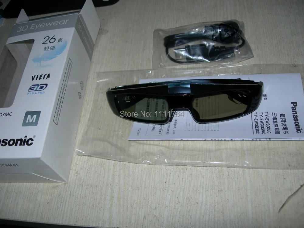 ty-er3d3lc ty-ew3d3mc ty-ew3d3sc затвора 3D очки для Panasonic 3D ТВ