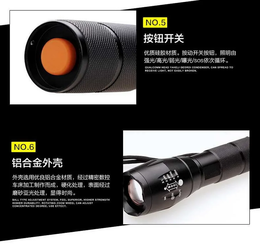 Sale by dhl or fedex 100pcs new LED 8000 Lumen Bicycle Light 5 Mode XM-L T6 Bike Lights Front Torch Waterproof Lamp+Bike Mount 4