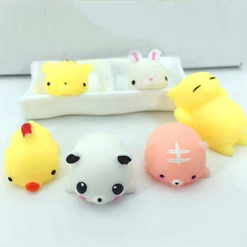 

Mini Squishy Cute Cartoon Animal Antistress Ball Colorful Squeeze Mochis Rising Abreact Soft Sticky Stress Relief Toy Funny Gift