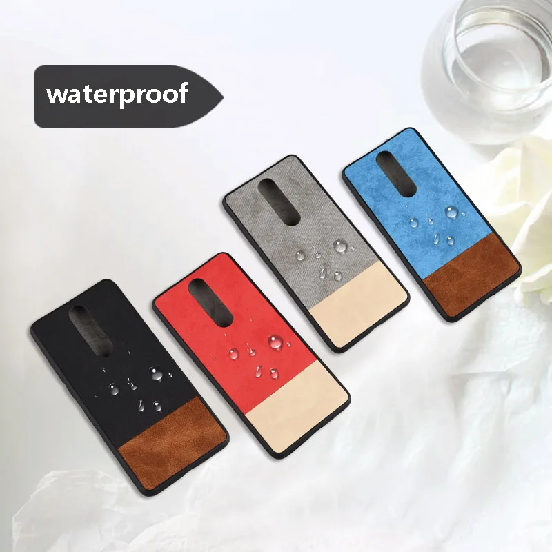 Suitable for Nokia 5.1 case protection phone all-inclusive soft shell TPU + denim colorblock cover 5.5&quot | Мобильные телефоны и