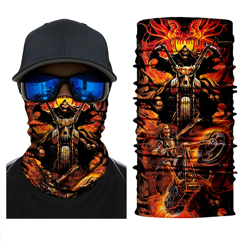 PL180525 motorcycle face mask skull face shield
