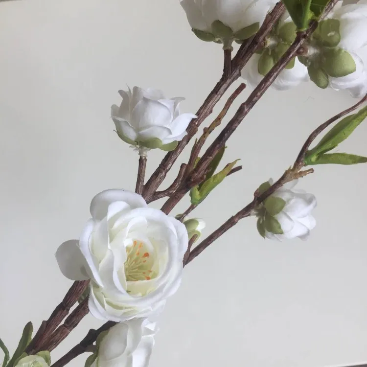 plástico árvore de Sakura ramo de Decoração