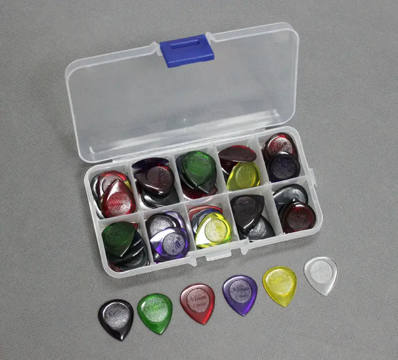 30pcs Alice Durable Clear Water drop Jazz Acoustic Electric Guitar