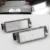 2 Pcs Free Error 12 V SMD 18LED Numero di Targa Della Lampada Dell’automobile LED Luce Della Targa Per Renault/Twingo /Clio/Megane/Lagane