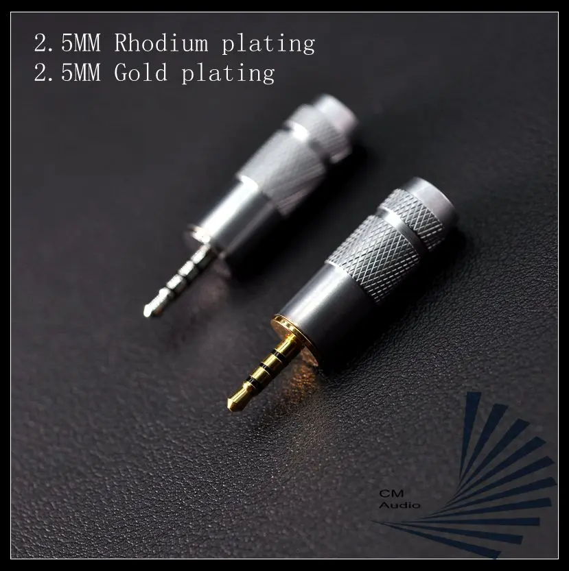 

2.5MM Rhodium-plated Gold-plated High-end Plug-in