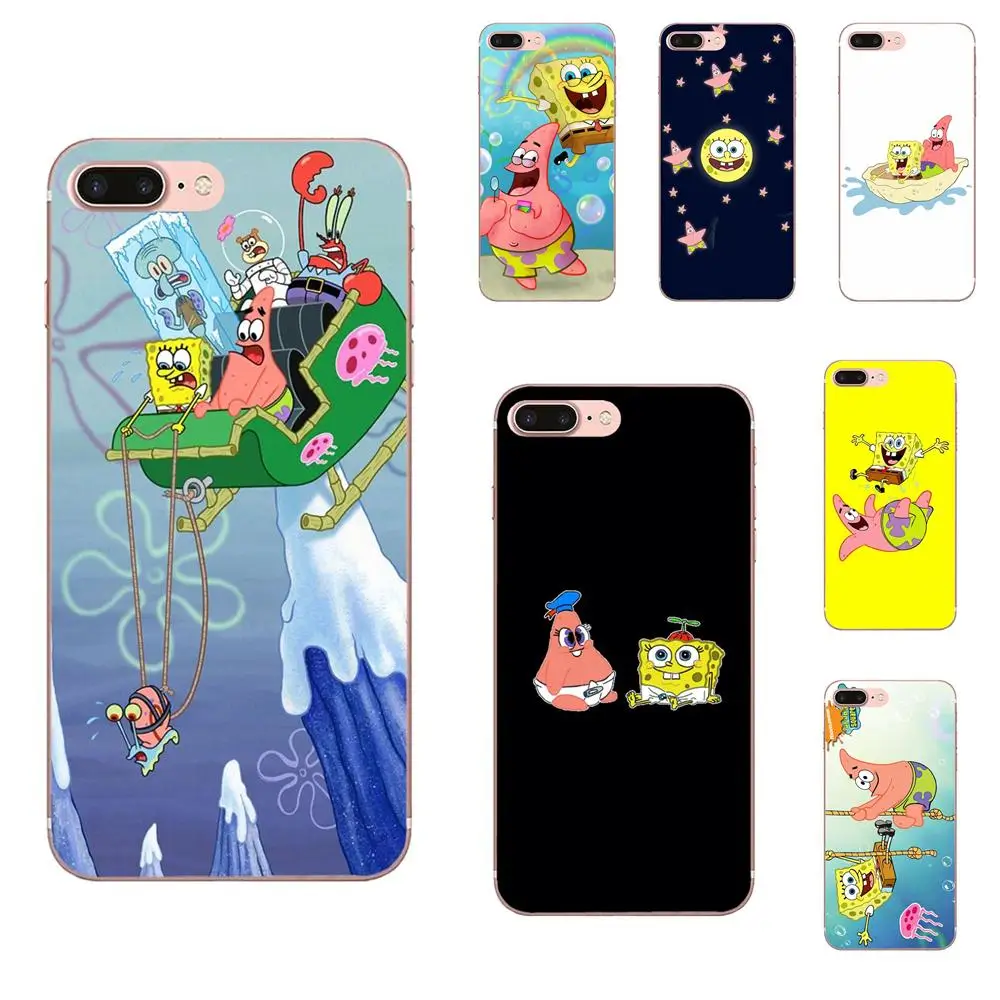

Case For Huawei P7 Honor 4C 5A 5C 5X 6 6C 6A 6X 7 7X 8 9 V8 V10 Y3II Y5II Y6II G8 Play Lite Spongebob And Patrick Cartoon