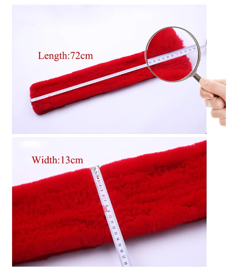 New Women's Natural Fur Shawls Wraps Genuine Rabbit Fur Neck Scarf High Quality Real Fur Scarves For Women (7)