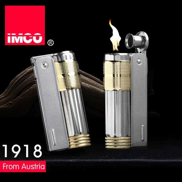 Original Austria IMCO Brand metal vintage retro kerosene oil lighter