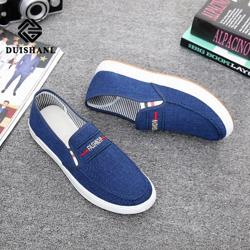 

Classic Comfortable Men Casual Shoes Loafers Men Shoes Quality new men's casual flat men's shoes tendon bottom cloth shoes