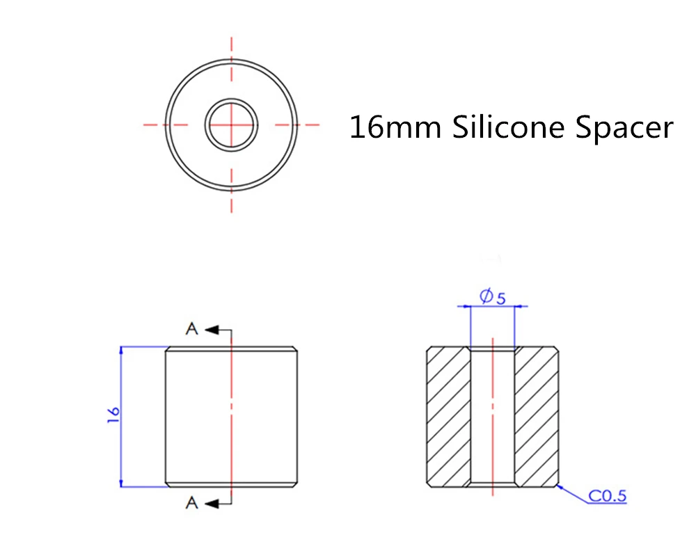 silicone spacer detail 6