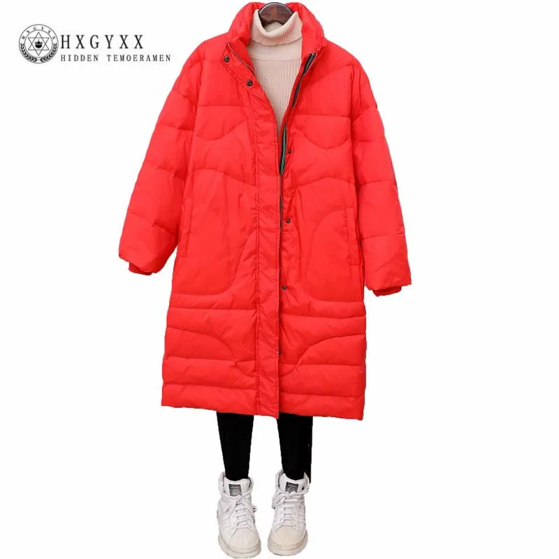Goose Feather Thick Jacket 2019 New Cheap Winter Warm Coat Plus Size Parka Fashion CottonCollege