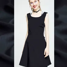 Новинка 150 см широкая камвольная шерсть без примеси темных полос текстура старшего изготовленного на заказ костюма ткани для одежды из ткани 290 г/м