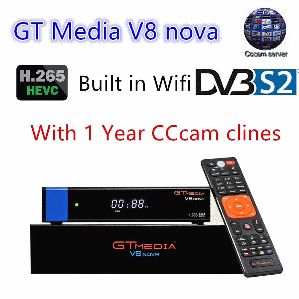 Satellite TV Receiver Gtmedia V8 Nova Power by freesat V8