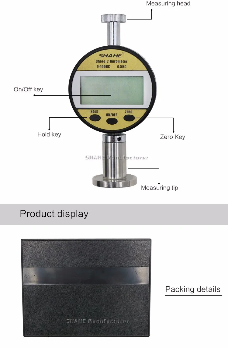 Высокоточный Цифровой Измеритель Твердости на суше, измеритель твердости, LXD-C