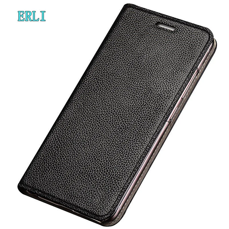 Классический флип чехол из натуральной кожи для Xiaomi mi 9 9SE Play Red mi Note7 mi 9 mi 9SE SE - Цвет: Black